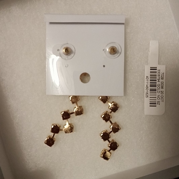 NWT  Natasha zig zag crystal earrings - Picture 5 of 5